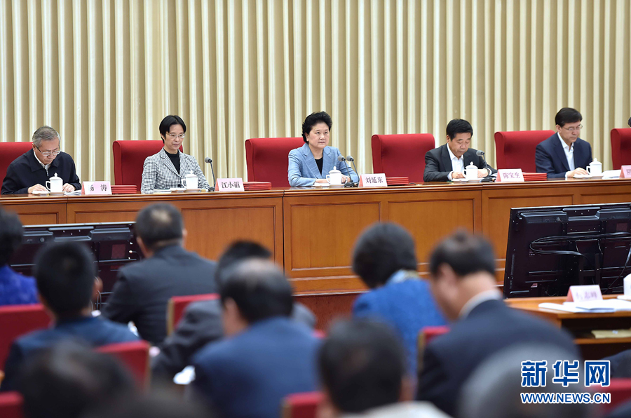 10月20日，中共中央政治局委員、國(guó)務(wù)院副總理、國(guó)務(wù)院督導(dǎo)委員會(huì)主任劉延?xùn)|在北京出席深化教育督導(dǎo)改革暨第十屆國(guó)家督學(xué)聘任工作會(huì)議并講話。新華社記者 李濤 攝