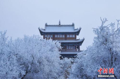 資料圖：小寒時節(jié)，甘肅嘉峪關市迎來了一場大雪。師永紅 攝