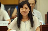 共產(chǎn)黨員微信、易信受眾代表喬薇發(fā)言