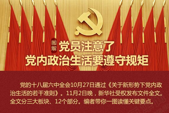 黨員注意了，黨內(nèi)政治生活要遵守規(guī)矩