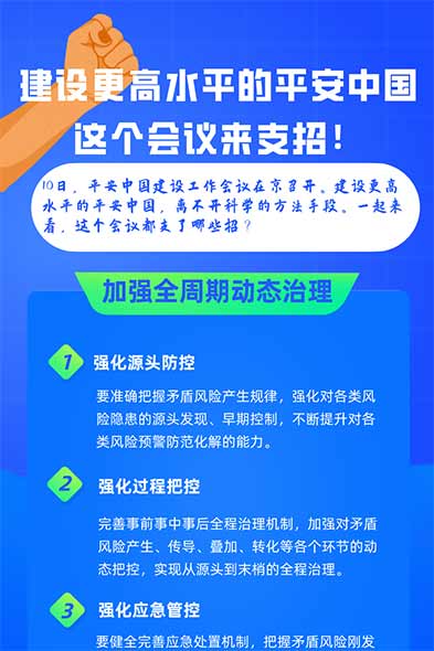 建設(shè)更高水平的平安中國(guó) 這個(gè)會(huì)議來(lái)支招！