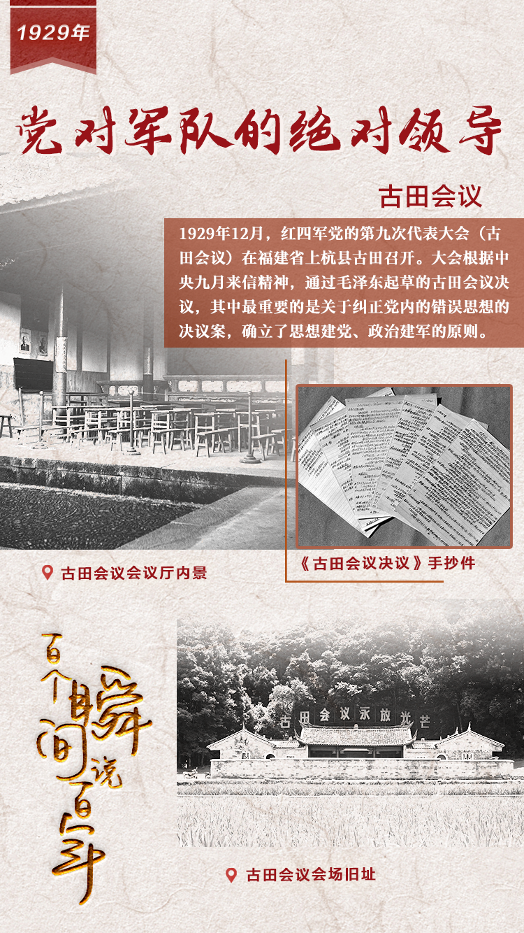 1929，黨對軍隊的絕對領(lǐng)導(dǎo)