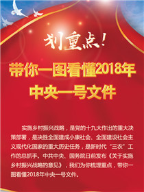 劃重點(diǎn)！帶你一圖看懂2018年中央一號(hào)文件