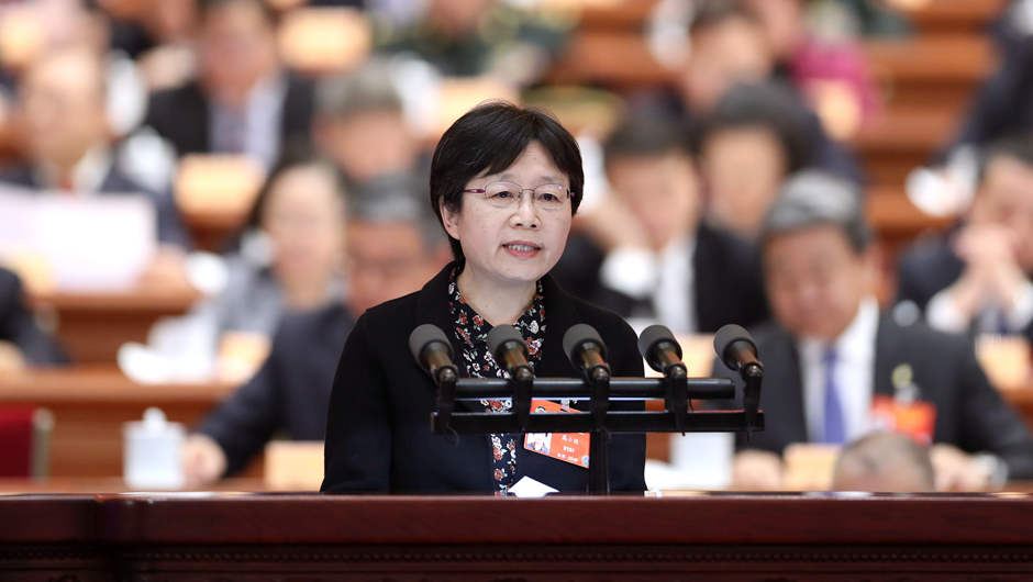 民革中央副主席、上海市委會主委，上海市人大常委會副主任 高小玫