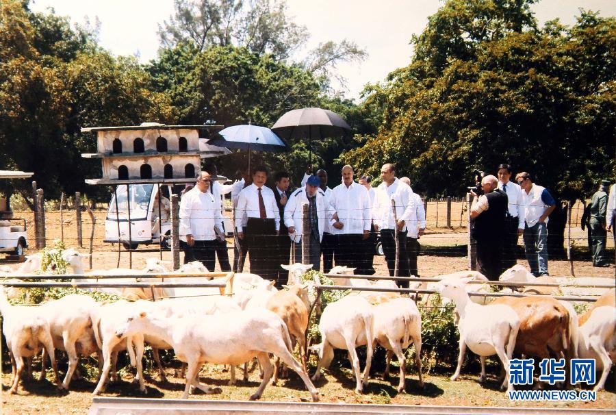 當(dāng)?shù)貢r(shí)間7月22日，國家主席習(xí)近平在哈瓦那親切探望古巴革命領(lǐng)袖菲德爾·卡斯特羅。 新華社發(fā)