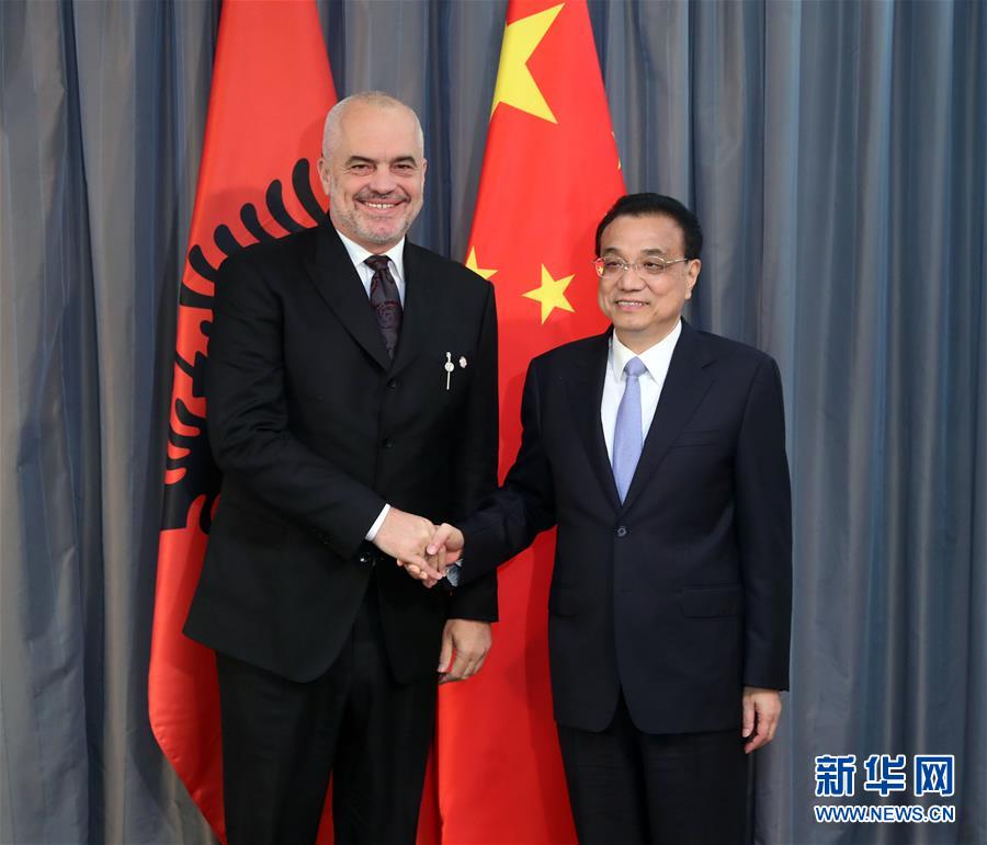 （時(shí)政）李克強(qiáng)會見阿爾巴尼亞總理拉馬