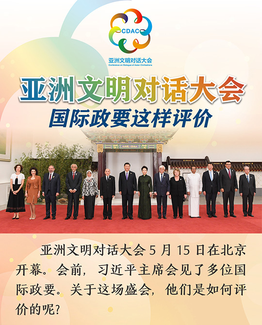 亞洲文明對話大會，國際政要這樣評價