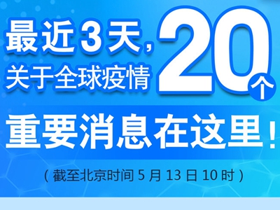 【圖解】最近3天，關(guān)于全球疫情20個(gè)重要消息在這里！