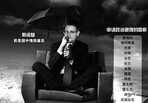 美施壓，斯諾登“搶手”成“燙手”